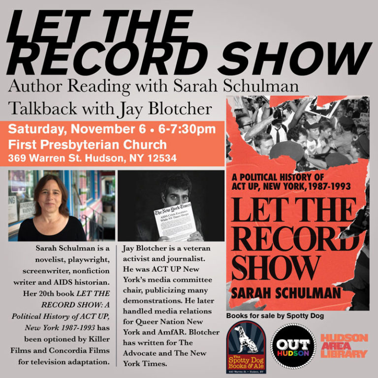 sarah schulman let the record show